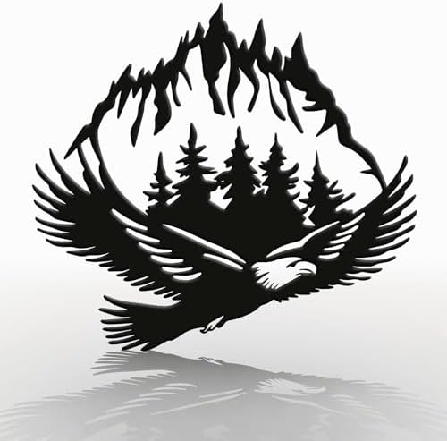 Eagle Wall Art, 13 in