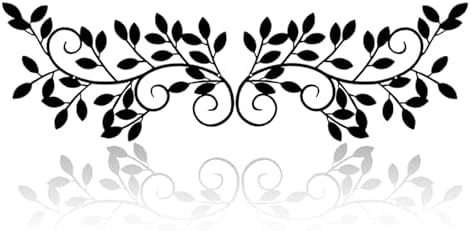 Olive Branch Wall Decor, Set of 2, Black